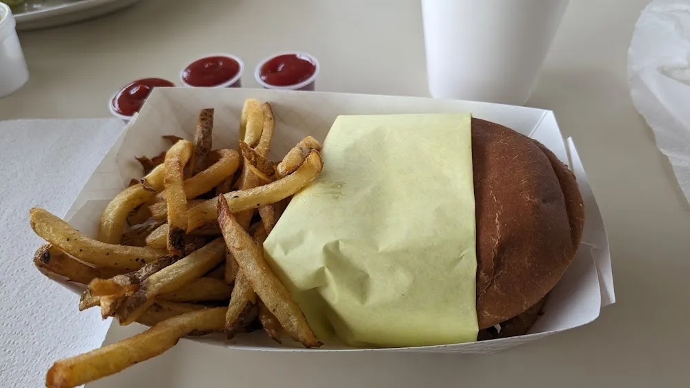 Big Cheese Burger with Fries
